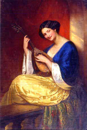 Mandoline player